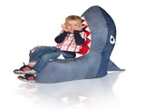 Detský sedací vak Žralok